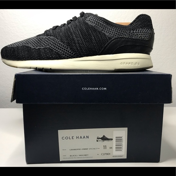Cole Haan Shoes | Cole Haan Mens Grandpro Runner Stitchlite Sneaker (US Size 11) | Color: Black/Gray | Size: 11 | Atabarra's Closet